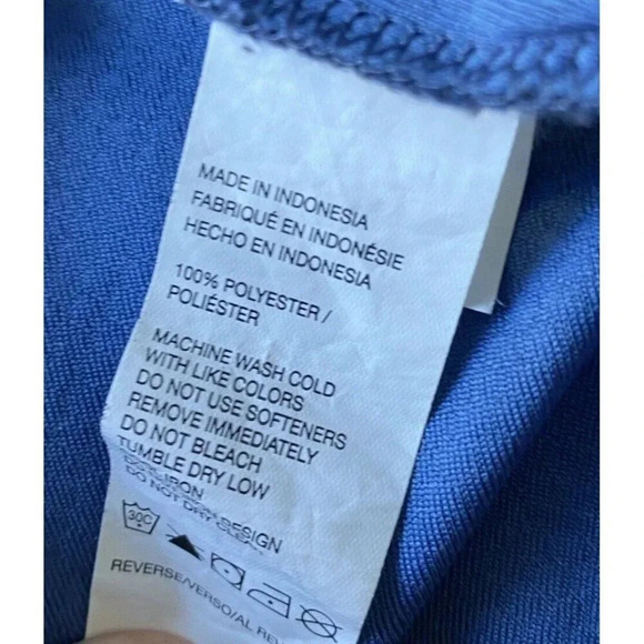 Izod Golf Men's Size XL 1/4 Zip Pullover Heathered Blue H112 - Picture 4 of 4